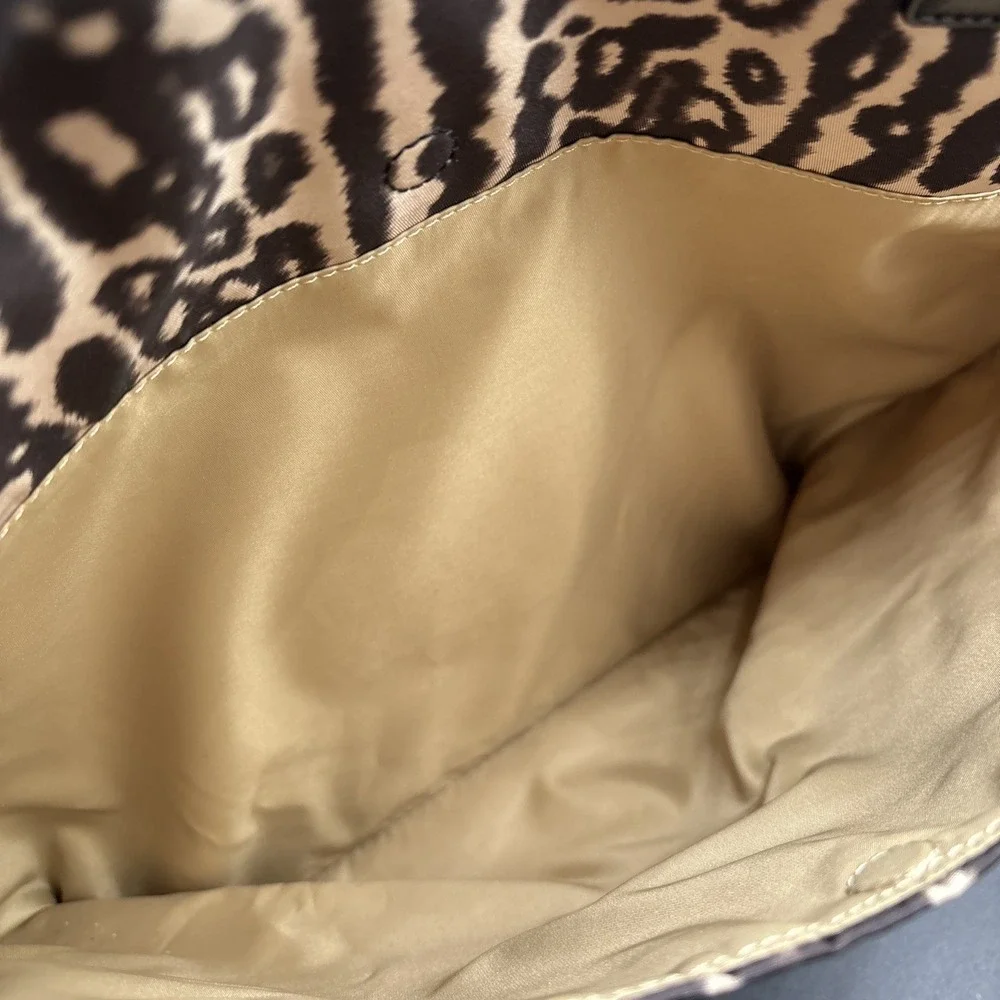 COACH Gateway Ocelot Print Nylon Diaper Bag Large Tote F31982